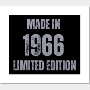 Vintage Made in 1966 , Limited Edition  , Gift for Mom Dad Birthday Posters and Art